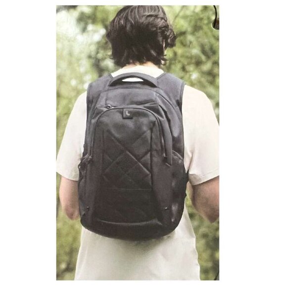 Lolë Black Backpack | 18.5" x 11.8" - Picture 4 of 5